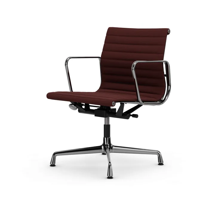 EA132 Aluminium Chair kontorsstol felt glides - 19 chestnut-polished - Vitra