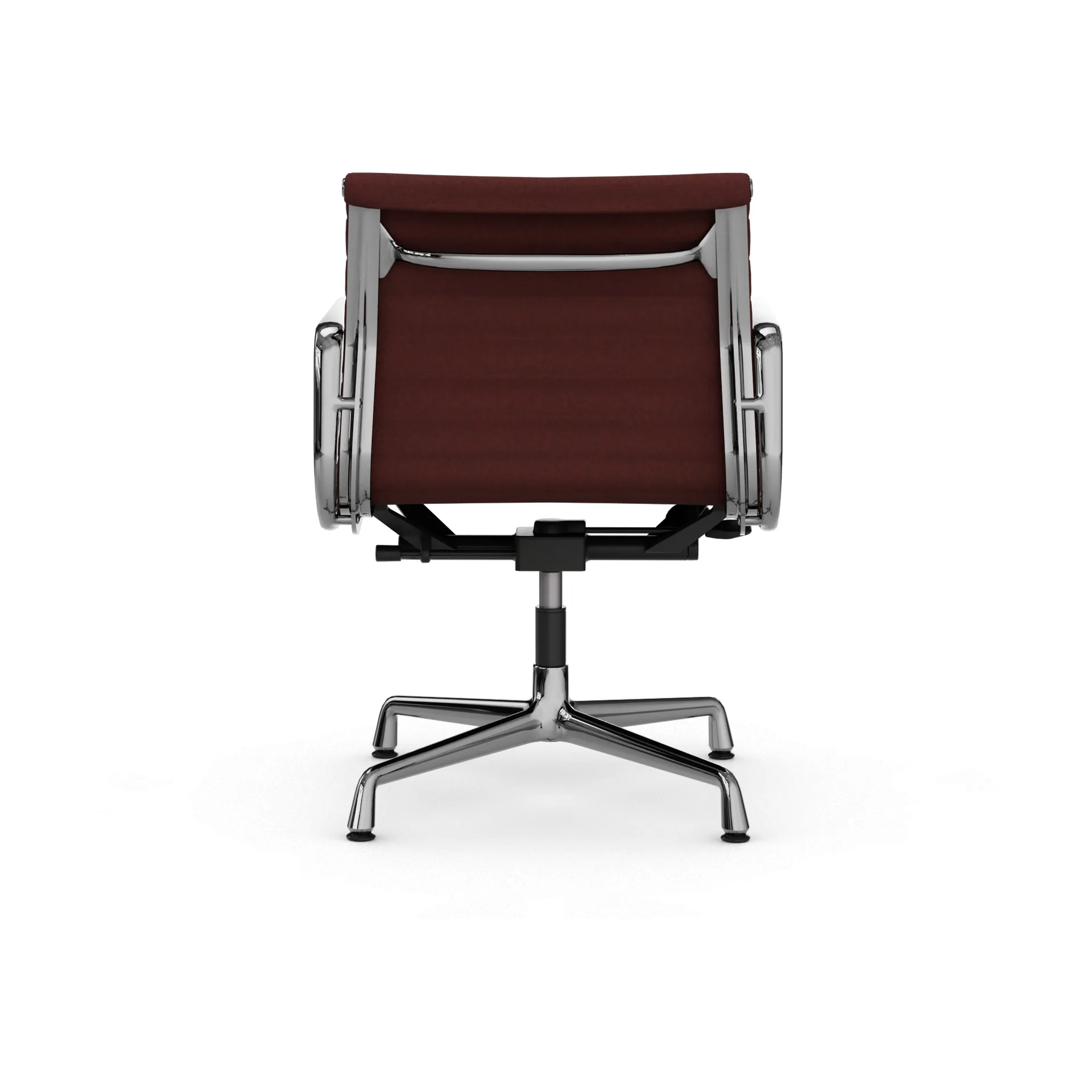 EA132 Aluminium Chair kontorsstol felt glides, 19 chestnut-polished Vitra