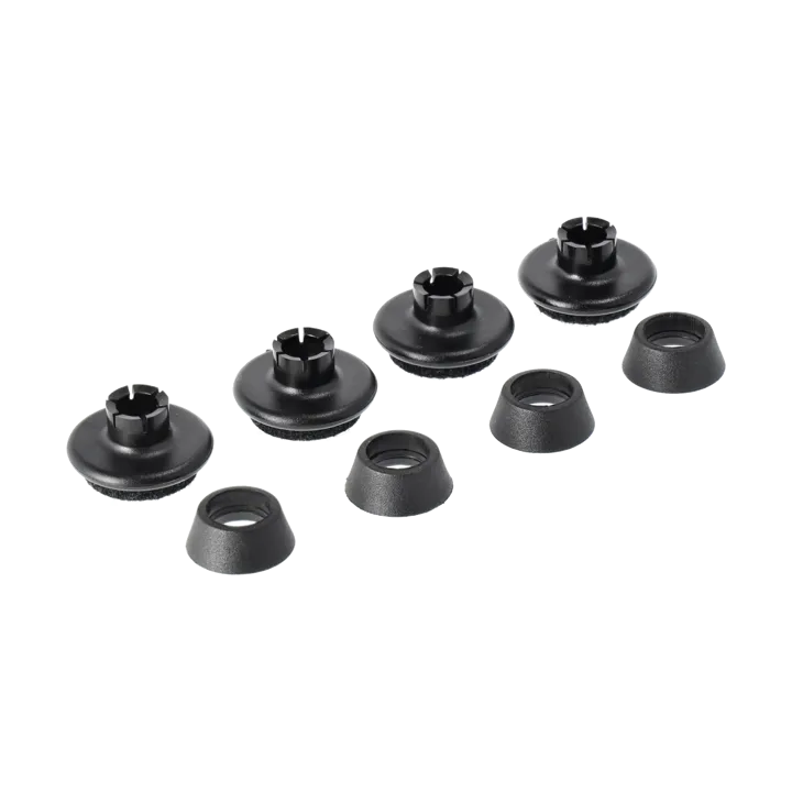 Eames Chair DSR/DAR stålstativ golvskydd 4-pack - Med filt (för hårda underlag) - Vitra