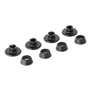 Eames Chair DSR/DAR stålstativ golvskydd 4-pack - Utan filt (för mjuka underlag) - Vitra