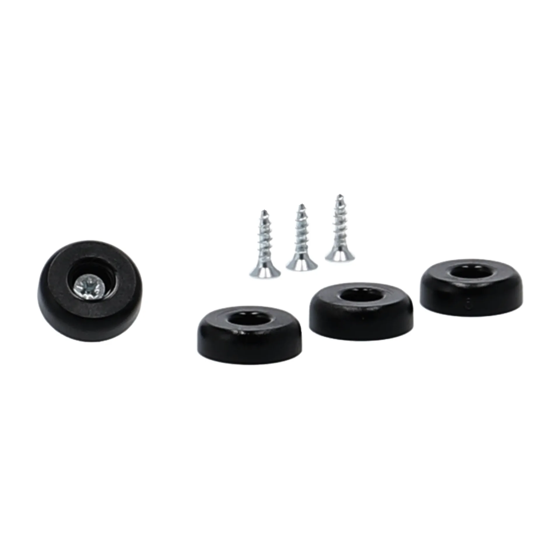Eames chair DSW/DAW trästativ golvskydd 4-pack, Utan filt (för mjuka underlag) Vitra