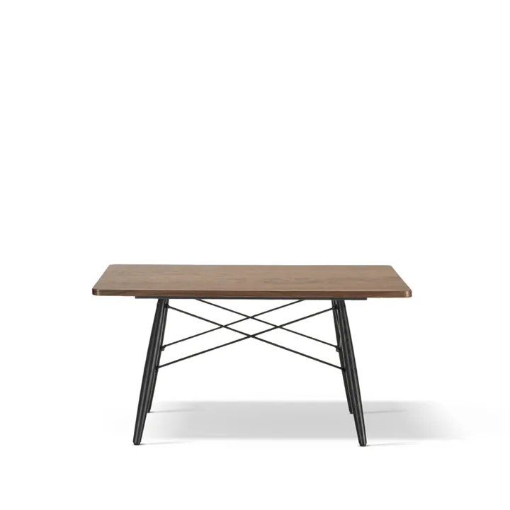 Eames coffee table soffbord svartbetsade askben - American walnut liten - Vitra