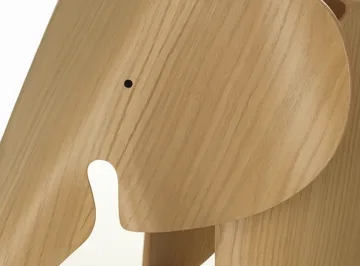 Eames elephant pall/dekoration - Natural laquered chestnut - Vitra