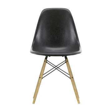 Eames Fiberglass Chairs DSW stol - elephant hide grey, askben - Vitra