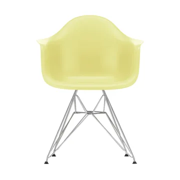 Eames Plastic Armchair RE DAR stol - 92 citron-chrome - Vitra