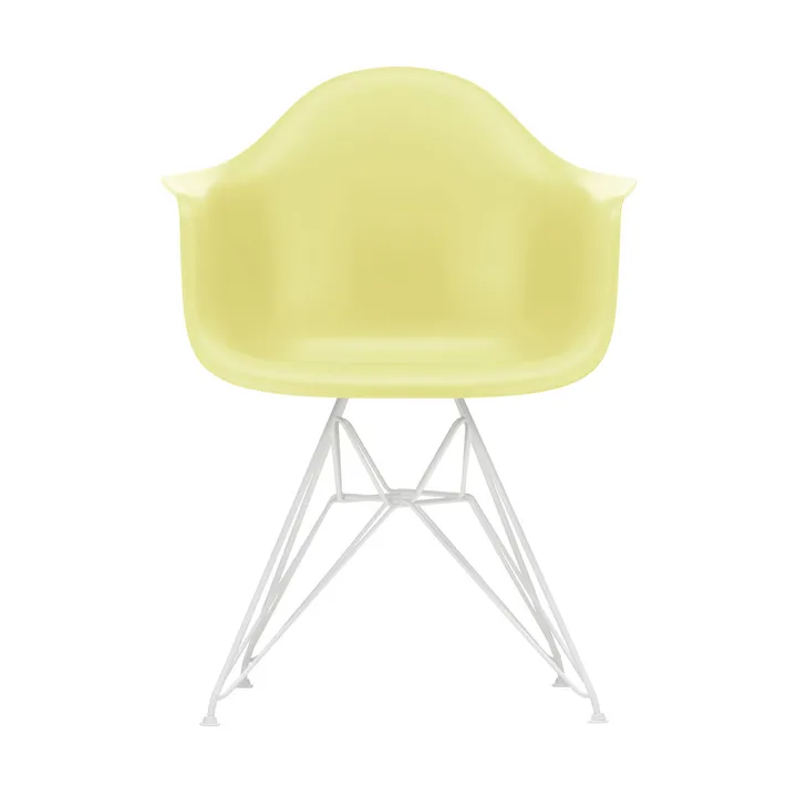 Eames Plastic Armchair RE DAR stol - 92 citron-white - Vitra