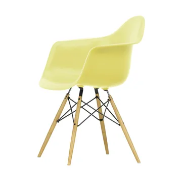 Eames Plastic Armchair RE DAW stol - 92 citron-golden maple - Vitra