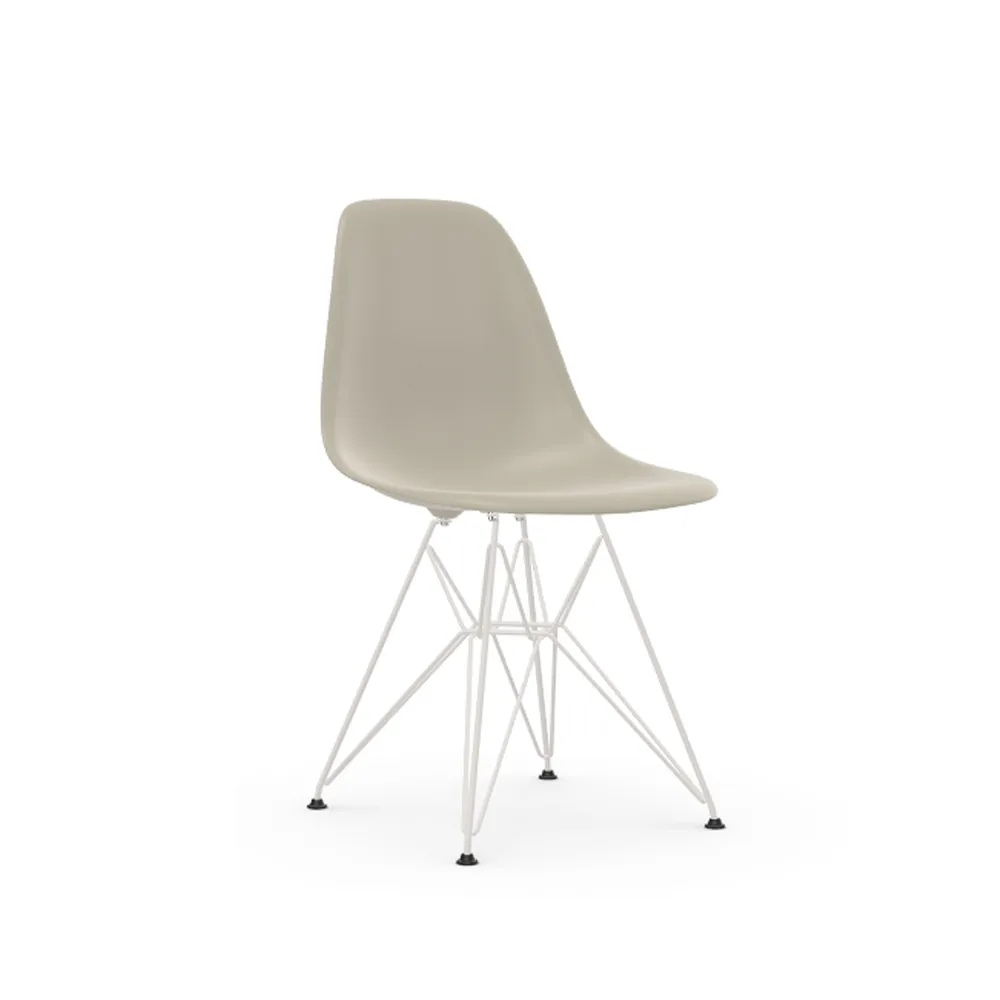 Eames Plastic Side Chair RE DSR stol, 11 pebble-white Vitra