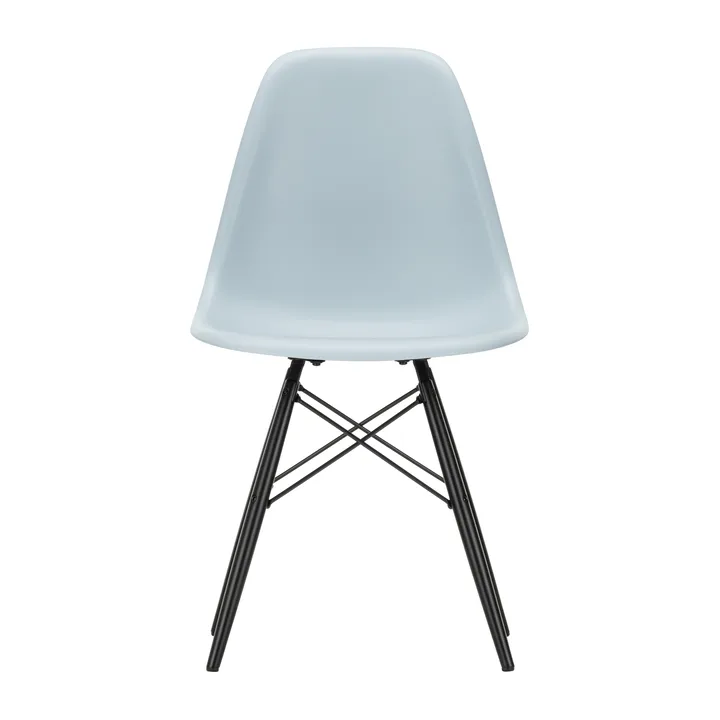 Eames Plastic Side Chair RE DSW stol - 23 ice grey-black maple - Vitra
