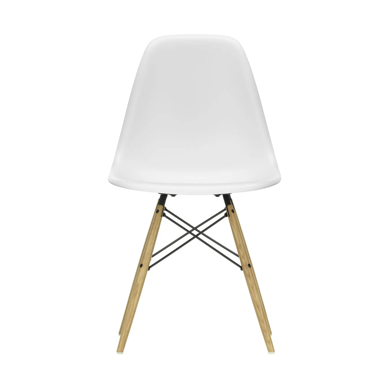 Eames Plastic Side Chair RE DSW stol, 85 cotton white-ash Vitra