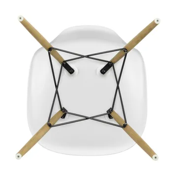 Eames Plastic Side Chair RE DSW stol - 85 cotton white-ash - Vitra