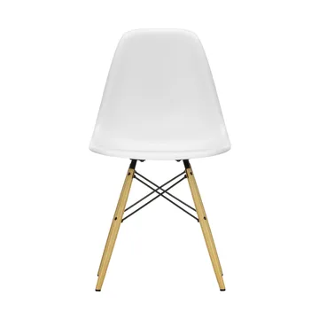 Eames Plastic Side Chair RE DSW stol - 85 cotton white-golden maple - Vitra