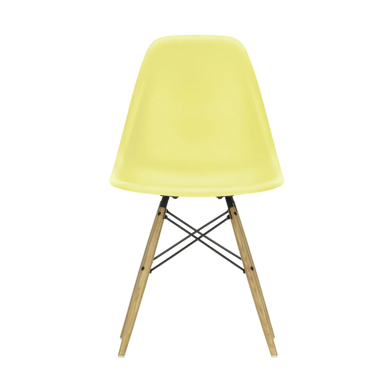 Eames Plastic Side Chair RE DSW stol, 92 citron-ash Vitra