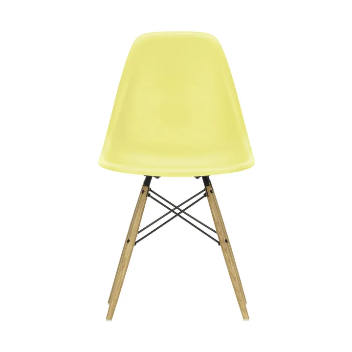 Eames Plastic Side Chair RE DSW stol - 92 citron-ash - Vitra