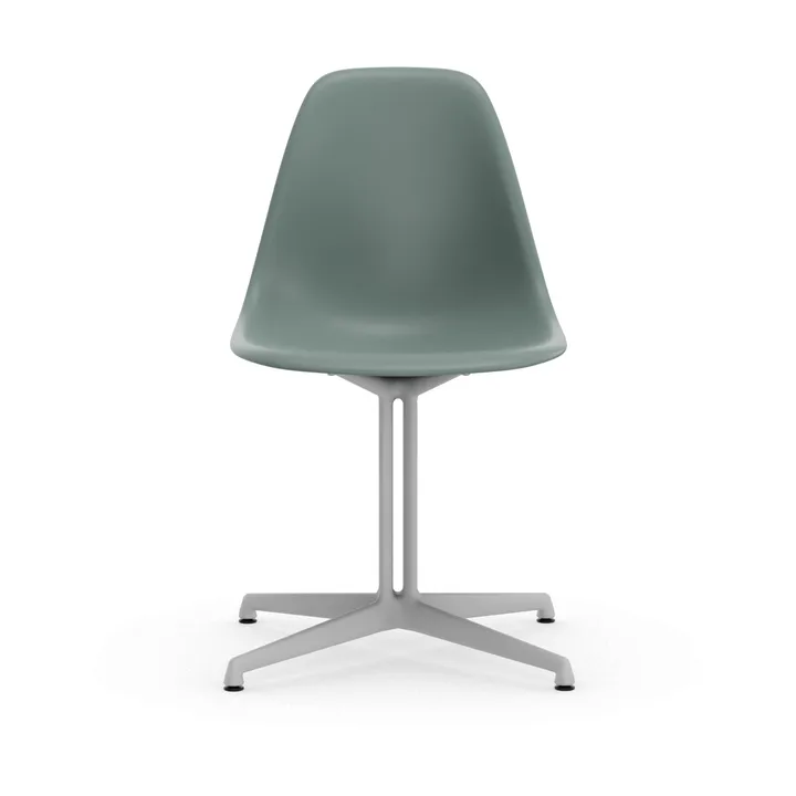 Eames Plastic Side Chair RE La Fonda base - 24 light grey-04 white powder coated - Vitra