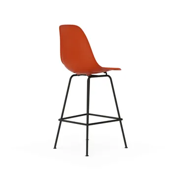 Eames Plastic Stool RE barpall - Medium Rust orange-black - Vitra