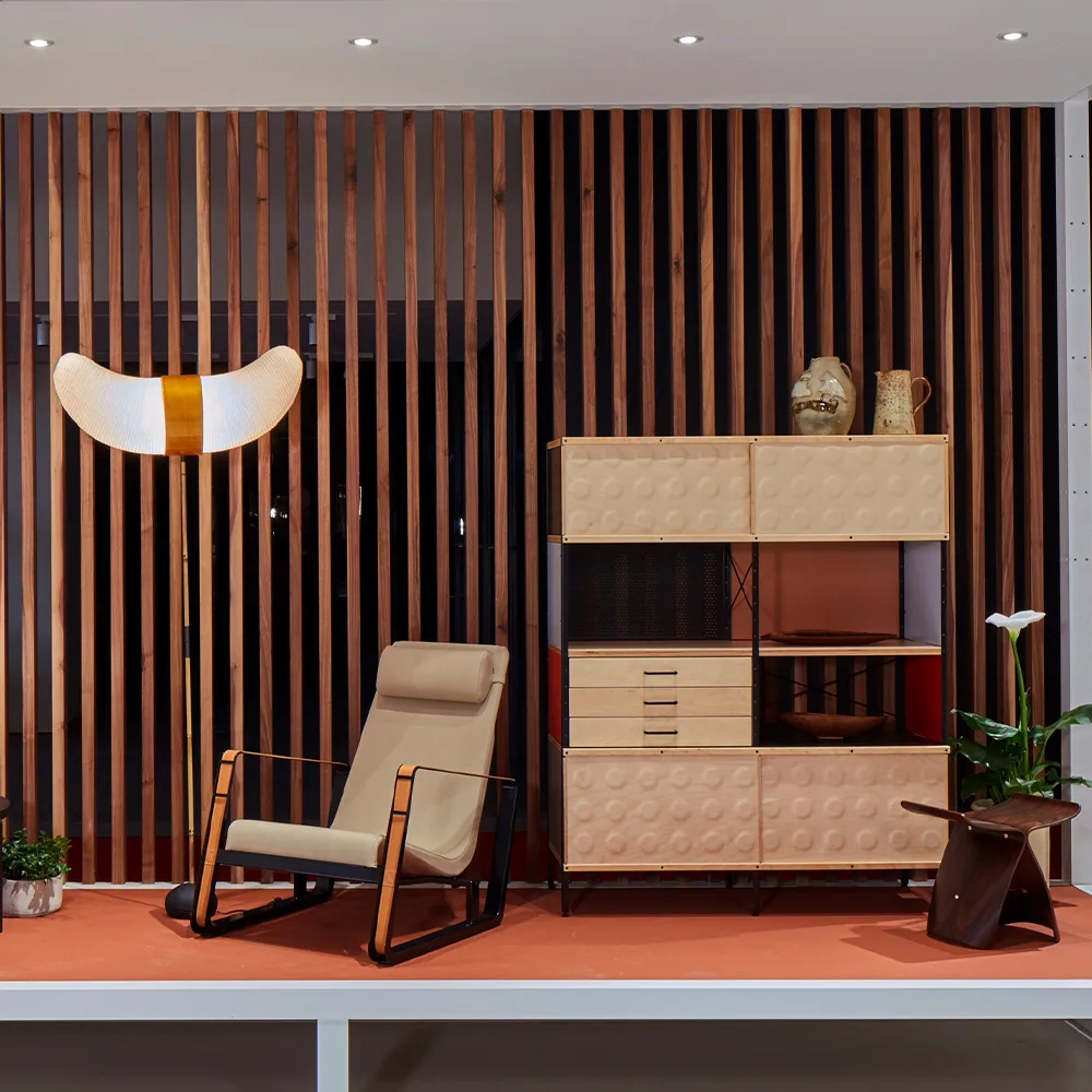 Eames storage unit ESU bokhylla, Multi-Svart ram Vitra