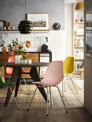 Guéridon matbord - Dark oak ø105cm - Vitra