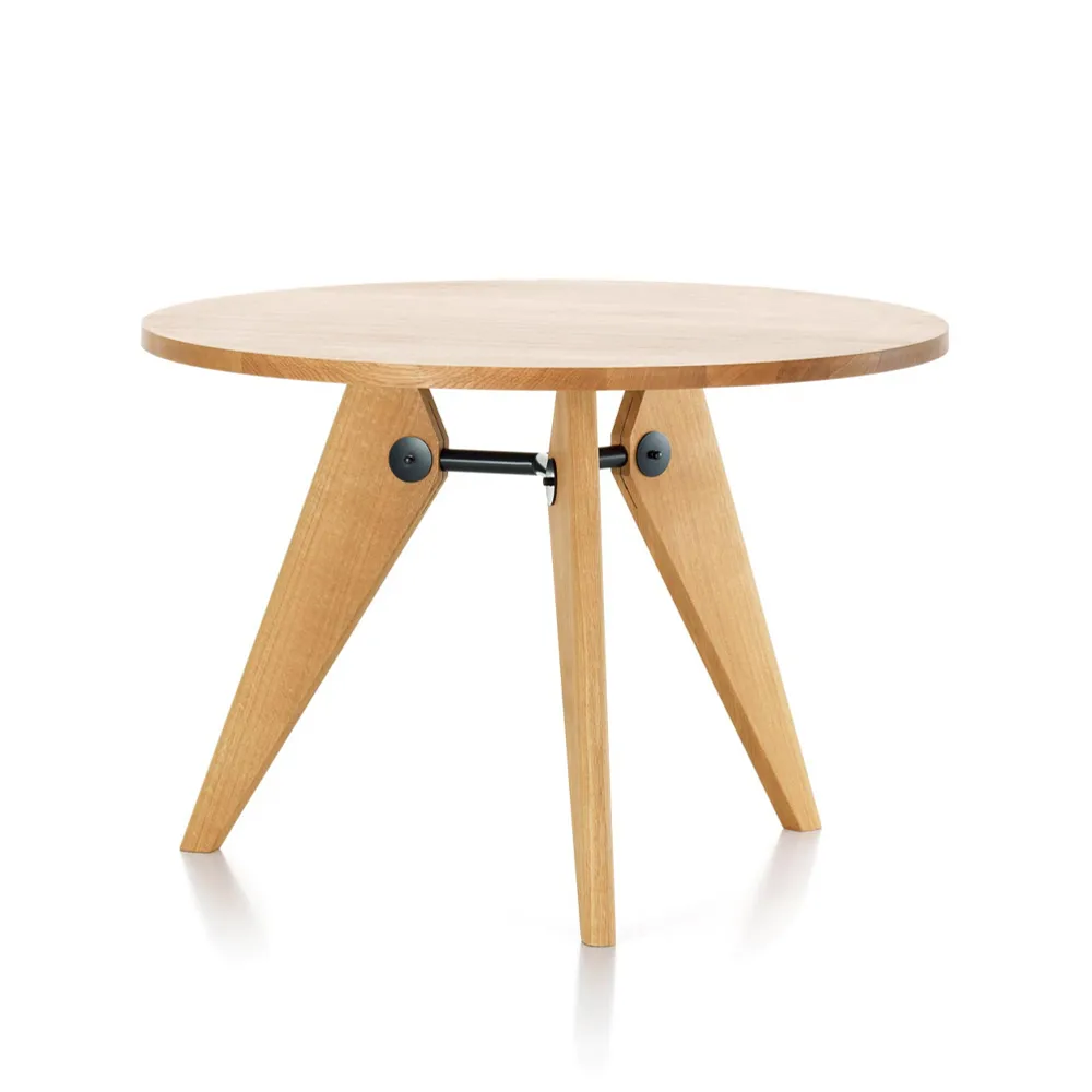 Guéridon matbord, Oiled oak ø105cm Vitra