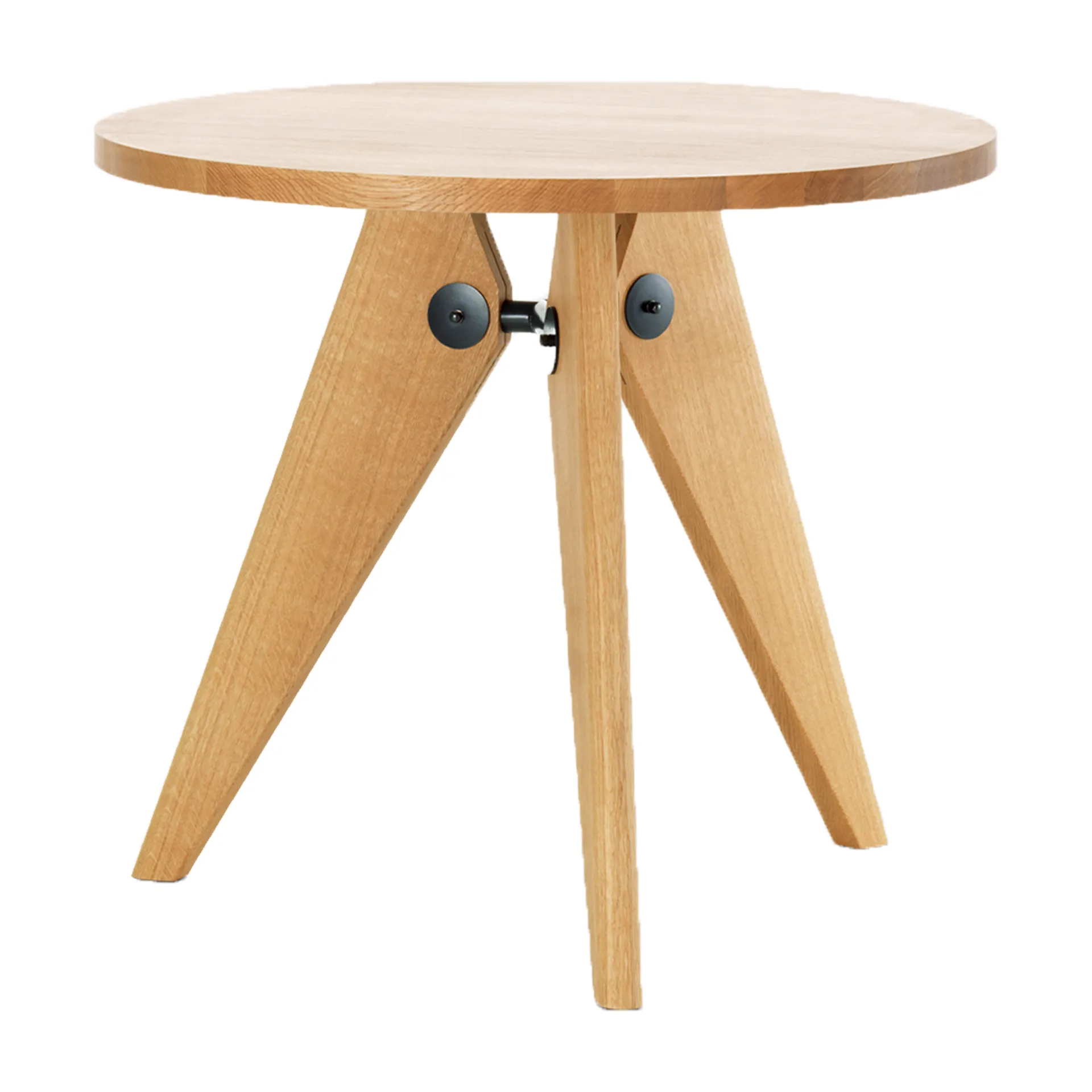 Guéridon matbord, Oiled oak ø90cm Vitra