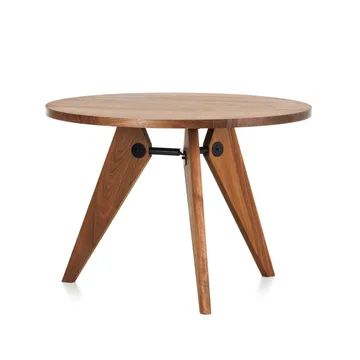 Guéridon matbord - Oiled walnut ø105cm - Vitra