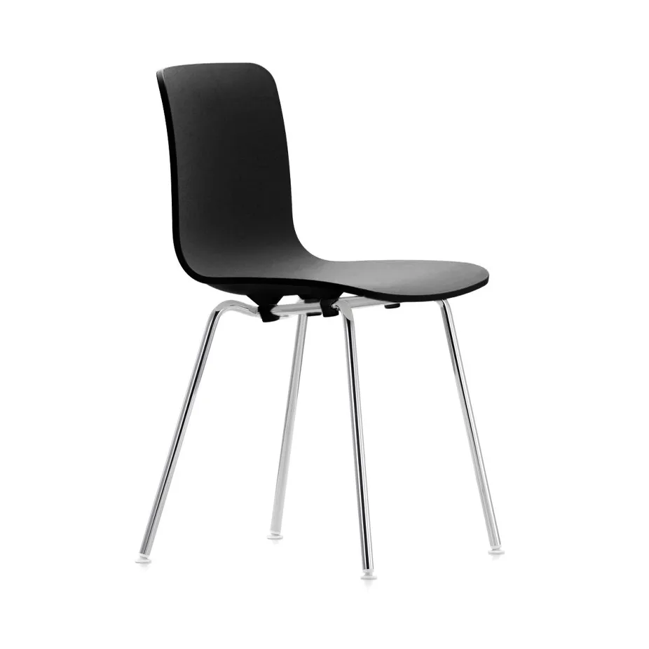 HAL RE tube stol, Deep black-chrome Vitra