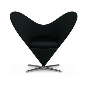 Heart Cone Chair fåtölj - Hola sea green-rostfritt stål - Vitra