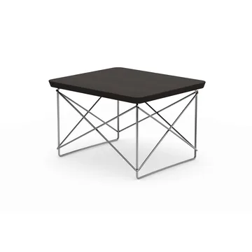 LTR occasional table sidobord - Dark oak-stainless steel - Vitra