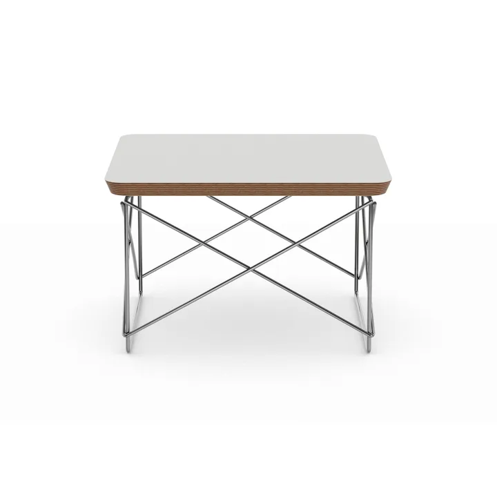 LTR occasional table sidobord - White-stainless steel - Vitra