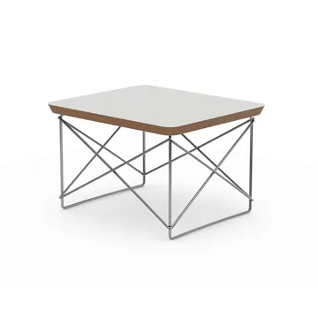 LTR occasional table sidobord - White-stainless steel - Vitra