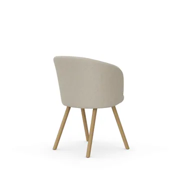 Mikado karmstol - Nubia Cream-pearl-natural oak - Vitra