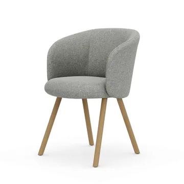 Mikado karmstol - Nubia Cream-sierra grey-natural oak - Vitra