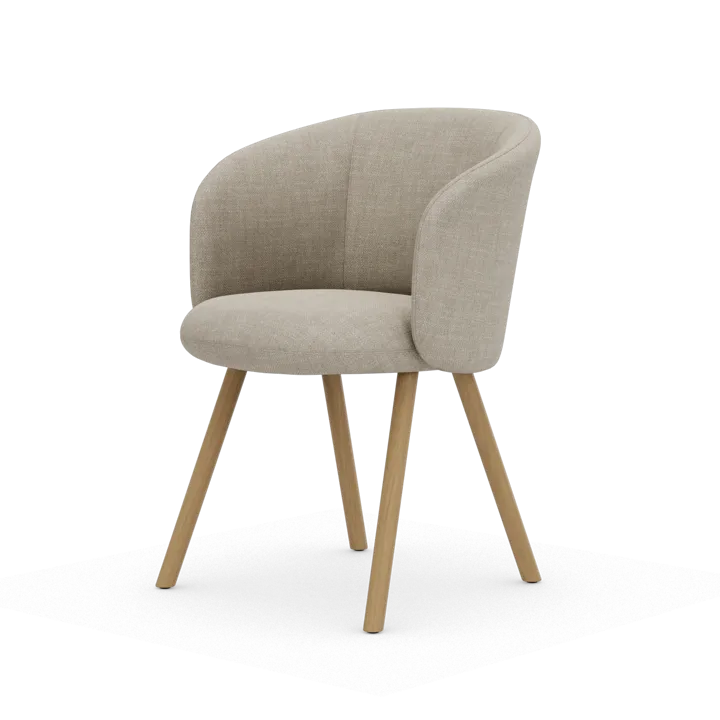 Mikado karmstol - Savana Pearl melange-natural oak - Vitra