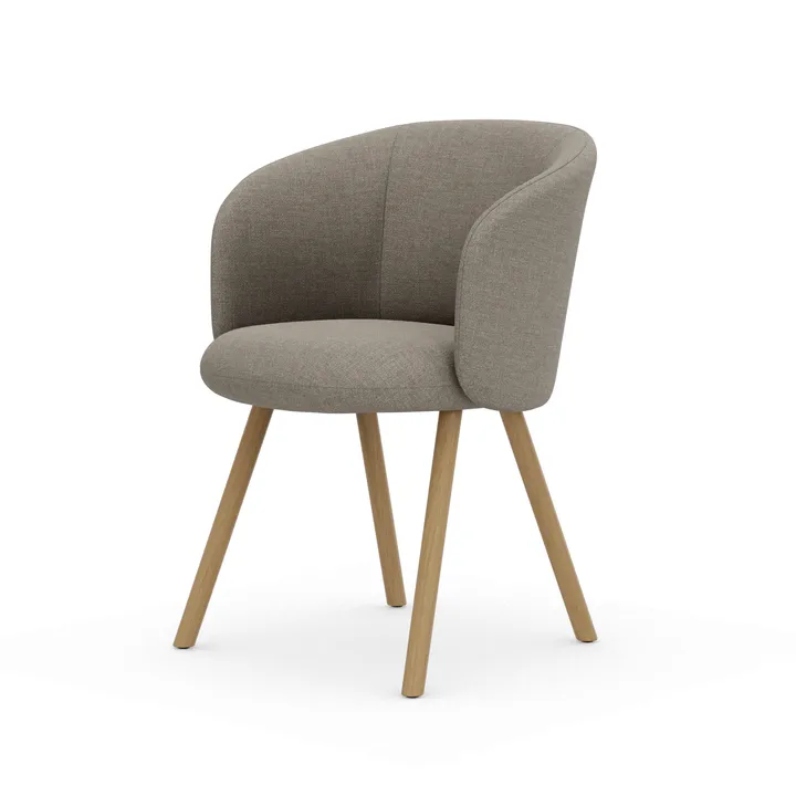 Mikado karmstol - Savana Sand melange-natural oak - Vitra
