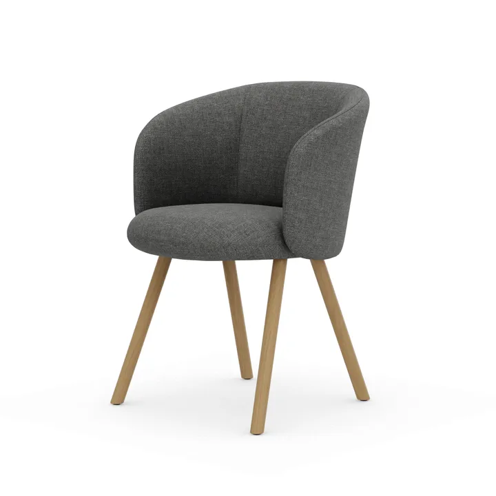 Mikado karmstol - Savana Sierra melange-natural oak - Vitra