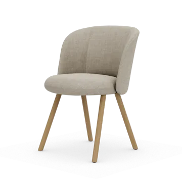 Mikado Side Chair stol - Savana Pearl melange-natural oak - Vitra