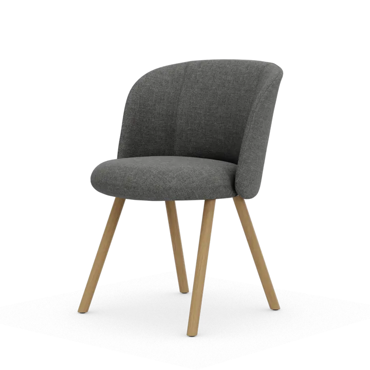 Mikado Side Chair stol - Savana Sierra melange-natural oak - Vitra