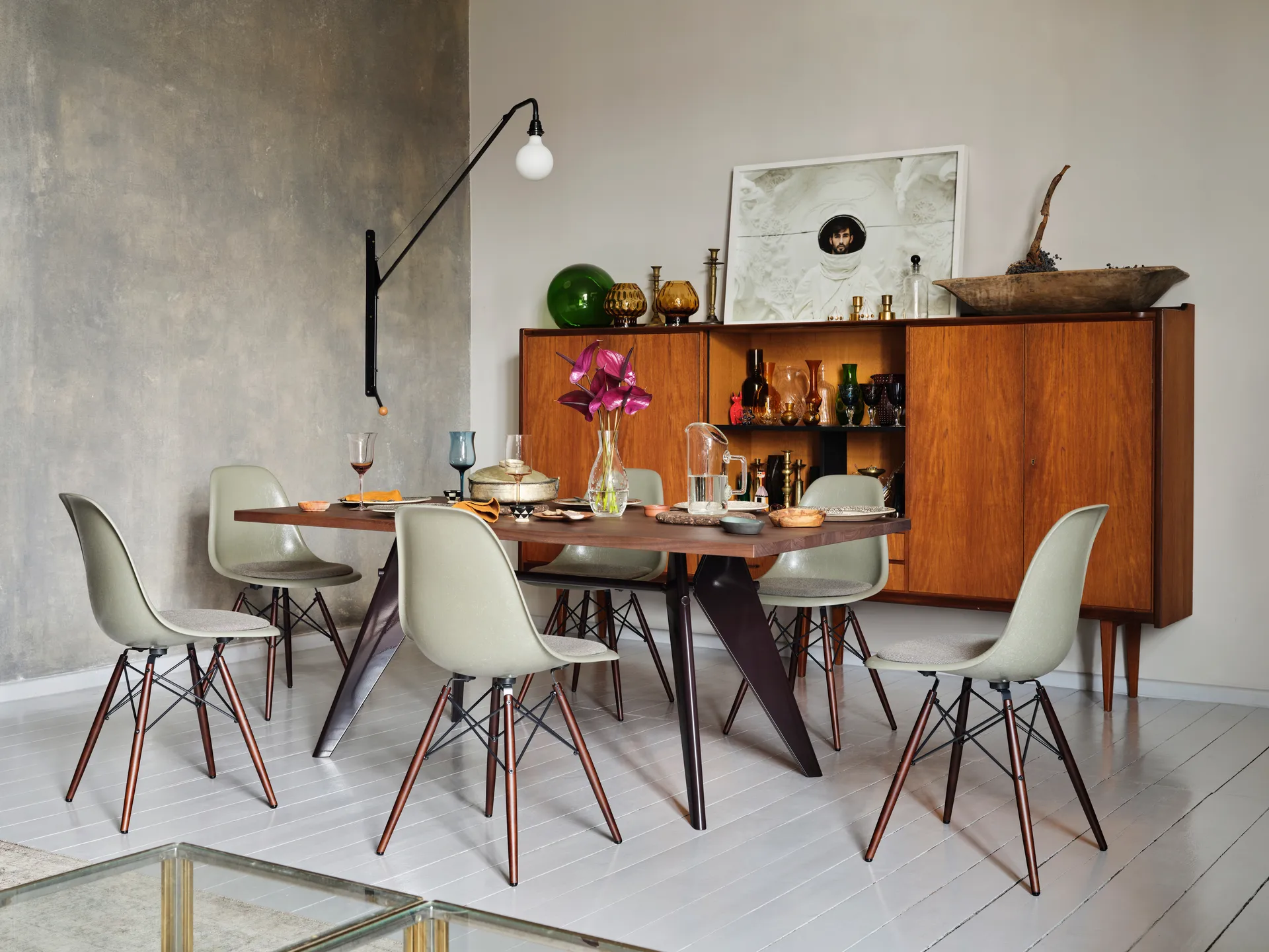 Potence vägglampa, Svart Vitra