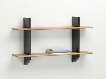 Rayonnage mural hylla - Oak-Deep black - Vitra