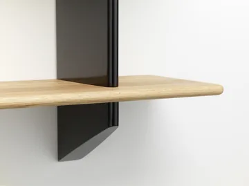 Rayonnage mural hylla - Oak-Deep black - Vitra