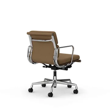 Soft Pad Chair EA 217 polerat kromstativ - Papyrus - Vitra