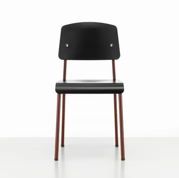Standard SP stol - Deep black-Japanese red - Vitra