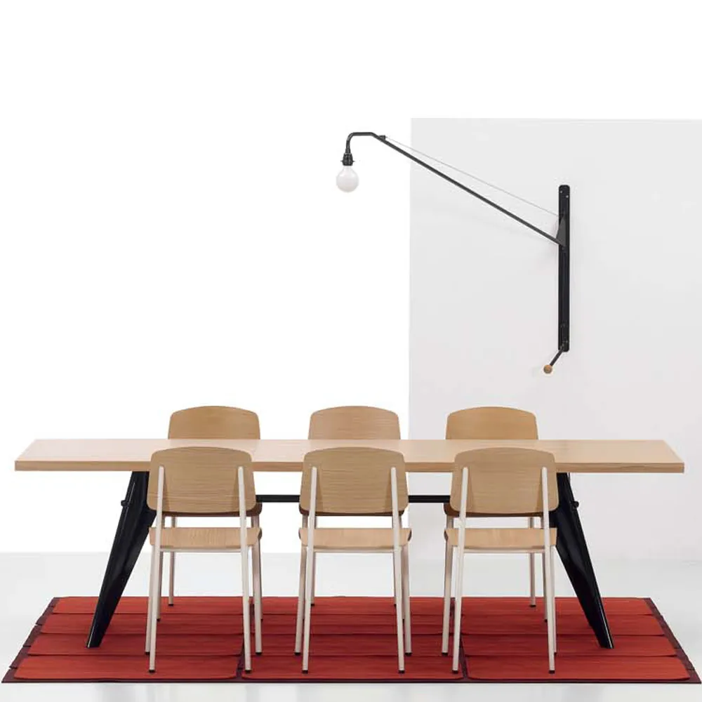 Standard stol, ek mörk, deep black Vitra
