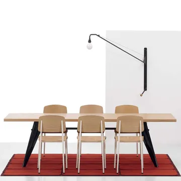Standard stol - ek natur, deep black - Vitra