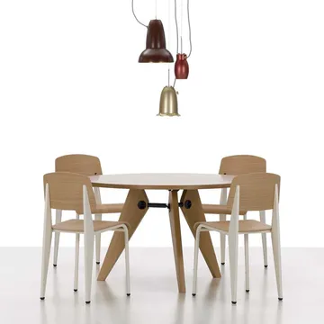 Standard stol - valnöt svartpigmenterad, deep black - Vitra