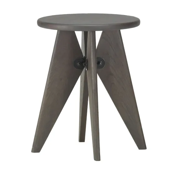 Tabouret Bois pall, Mörk ek Vitra