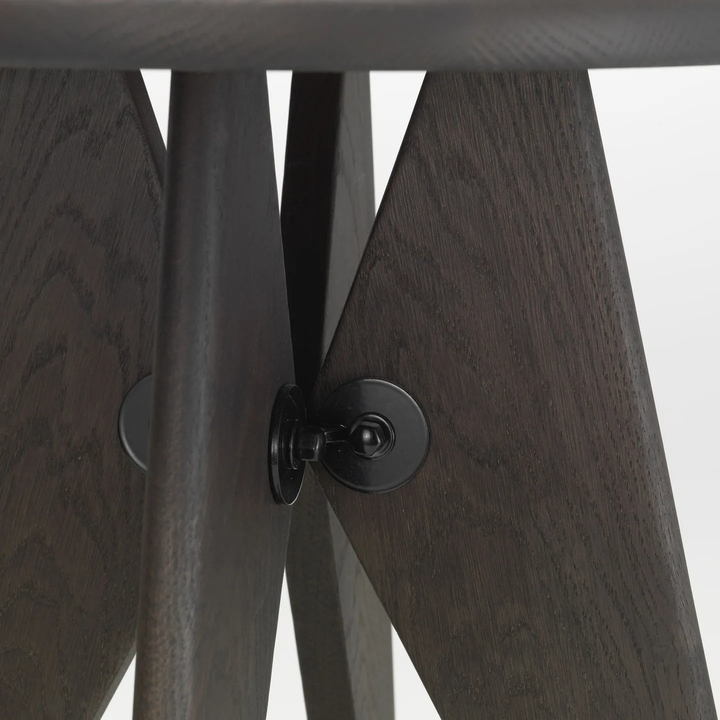 Tabouret Bois pall, Mörk ek Vitra