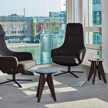 Tabouret Bois pall - Mörk ek - Vitra