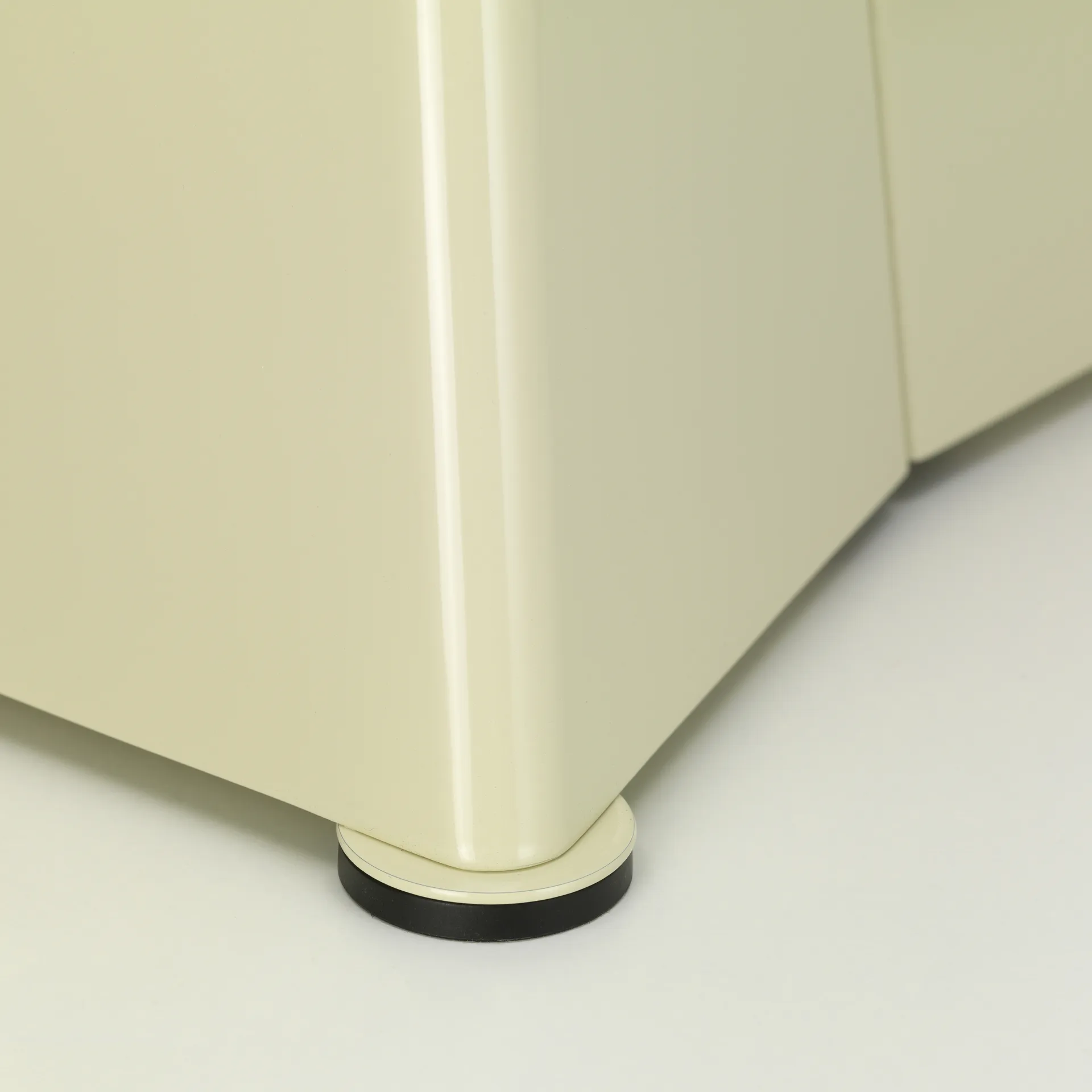 Tabouret Métallique pall, Blanc colombe (beige) Vitra