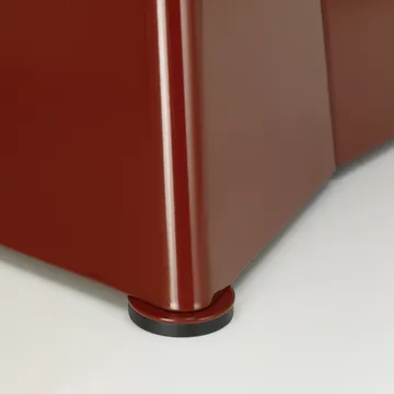 Tabouret Métallique rund pall - Japanese red (röd), Ø38x44,5 cm - Vitra